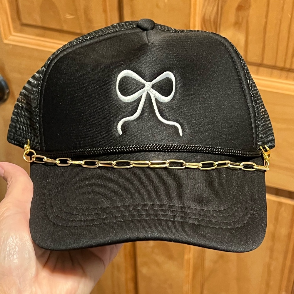 Black Trucker Hat